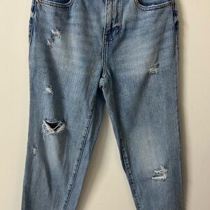 Pistola Light Blue Distressed Boyfriend Jeans